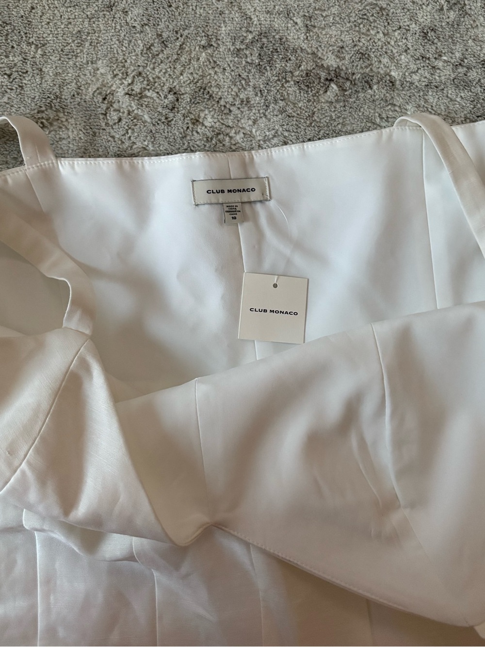 Club Monaco Fluted Hem Mini Dress - Picture 8 of 11